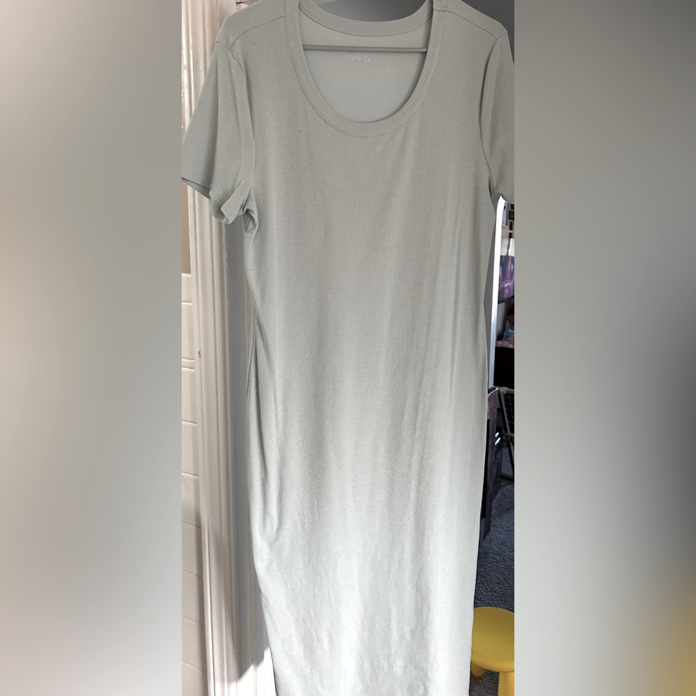 Teal, T-shirt dress, 3X